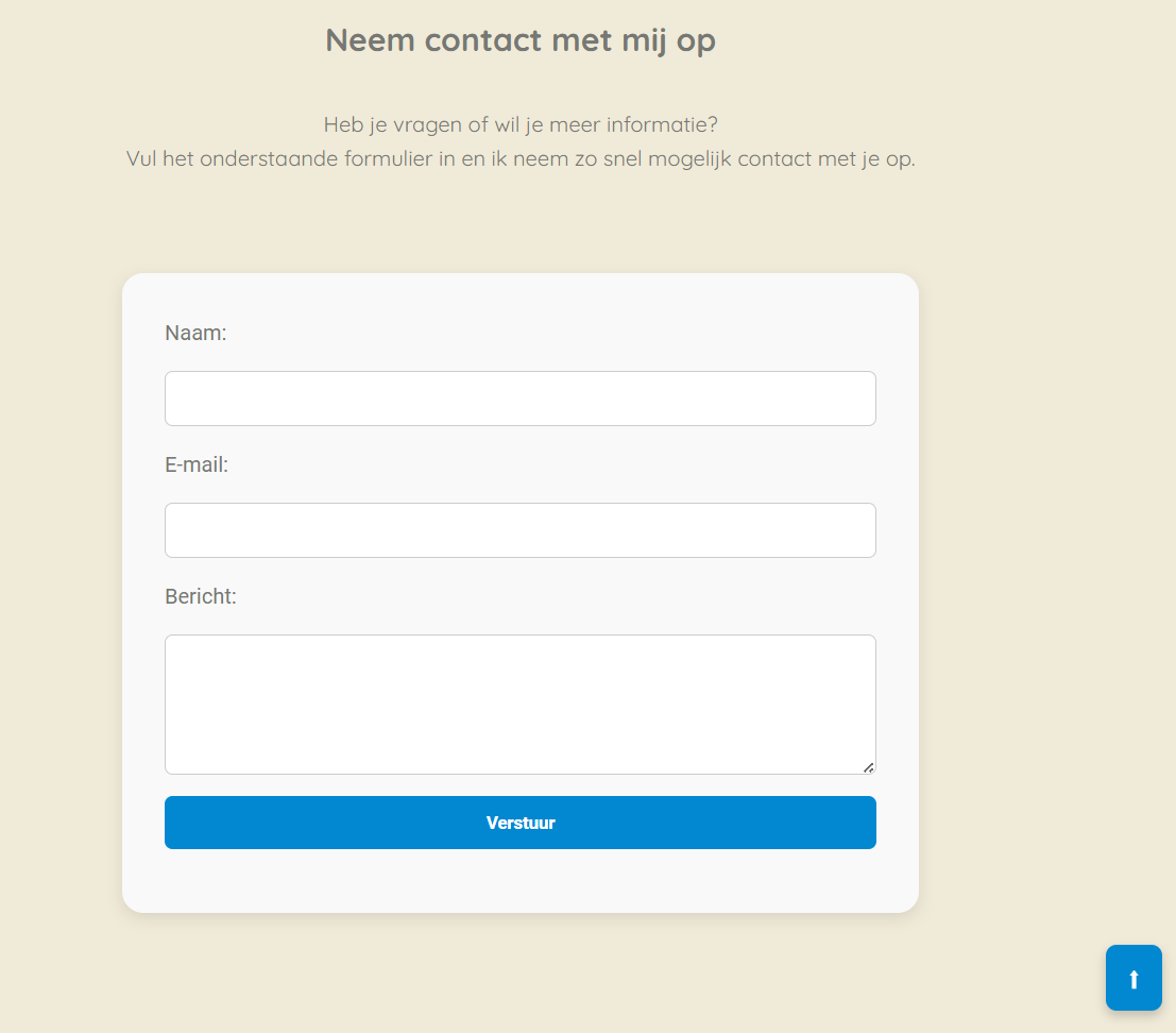 Contactpagina
